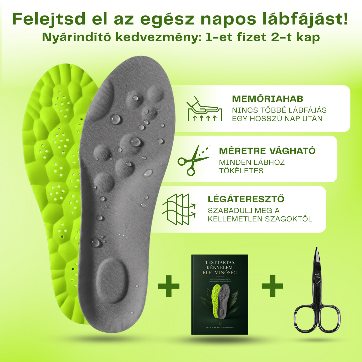 AirStep Pro - Memóriahabos Kényelmes Talpbetét